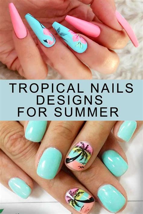 Tropical magic nails